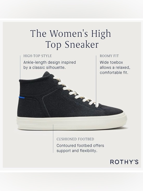 Rothy's | the high top sneaker - Picture 3 of 13